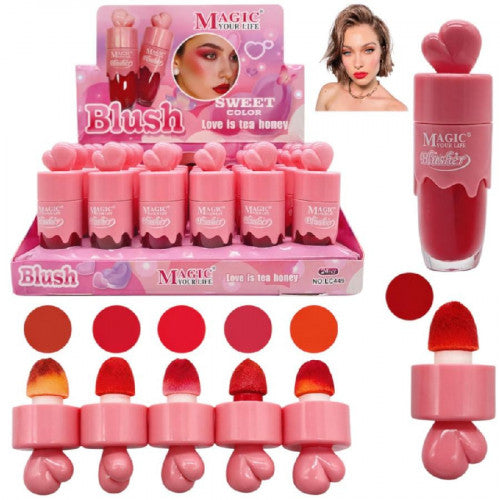 RUBOR LIQUIDO SWEET CON APLICADOR GRUESO TONOS SURTIDOS MAGIC YOUR LIFE LC449