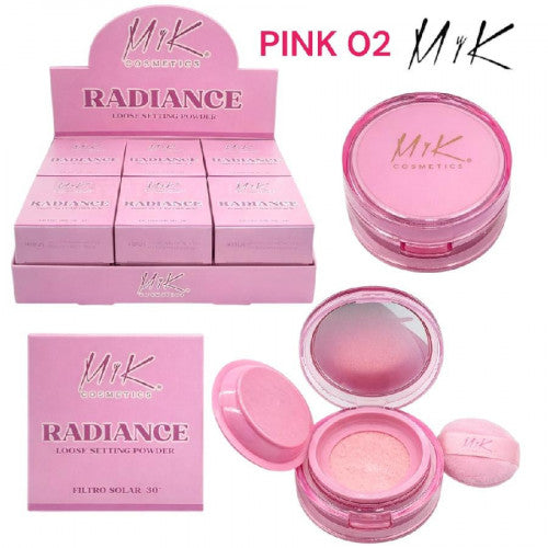 POLVO SUELTO TRASLUCIDO RADIANCE PINK 02 MYK-6205