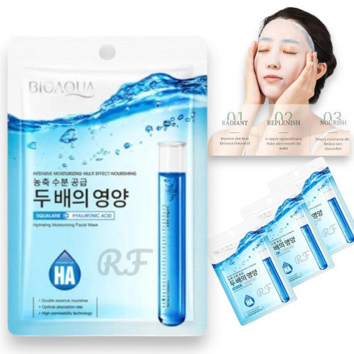 MASCARILLA FACIAL EN VELO ANTI ACNE DE ACIDO HIALURONICO BIOAQUA BQY33703