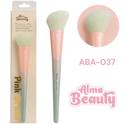 BROCHA PINK BRUSH PARA CONTORNO Y RUBOR ALMA BEAUTY ABA-037