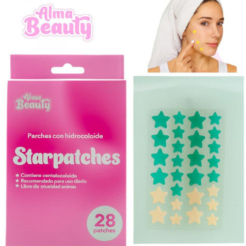 PARCHE PARA EL ACNE STARPATCHES CON HIDROCOLOIDE X28PZS ALMA BEAUTY ABM-027