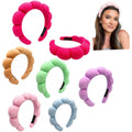 DIADEMA PARA EL CABELLO ACOLCHADA COLORES SURTIDOS MDH-544