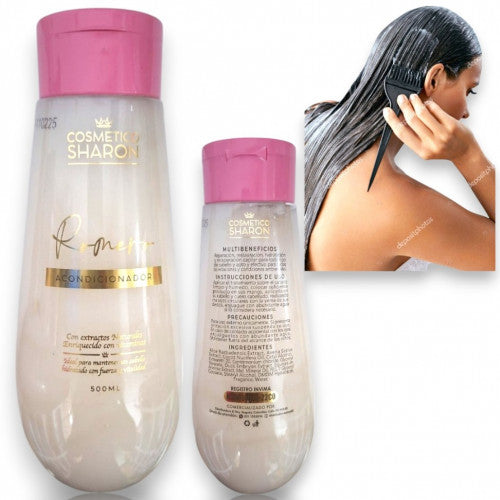 TRATAMIENTO DE ROMERO CON EXTRACTO NATURALES ENRIQUECIDO CON VITAMINAS SHARON 500ML