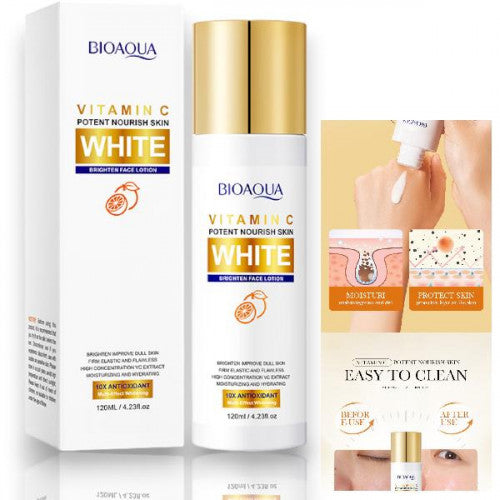 LOCION FACIAL HIDRATANTE BLANQUEADORA WHITE BIOAQUA BQY88623