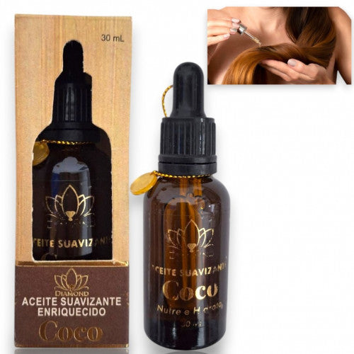 ACEITE SUAVIZANTE DE COCO ENRIQUECIDO DIAMOND 30ML