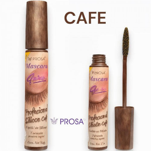 PESTAÑINA PROFESSIONAL A PRUEBA DE AGUA PROSA SILICON CAFE 13G EMPAQUE MARRON 15175