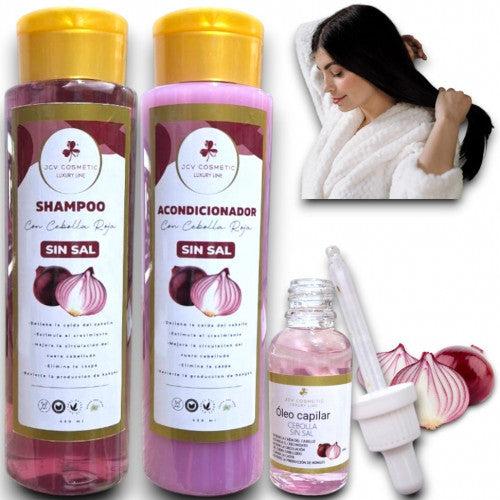 TRIO CAPILAR DE CEBOLLA JCV COSMETIC 450ML