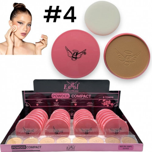 POLVO ENGOL ROSA & APLICADOR #04 EN-165PC