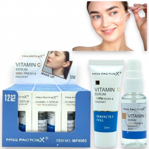 SERUM FACIAL + CREMA DE VITAMINA C MISS FACTORY MF4003
