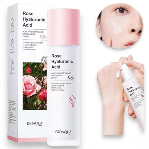 LOCION FACIAL HIDRATANTE ROSE DE ACIDO HIALURONICO BIOAQUA BQY60711