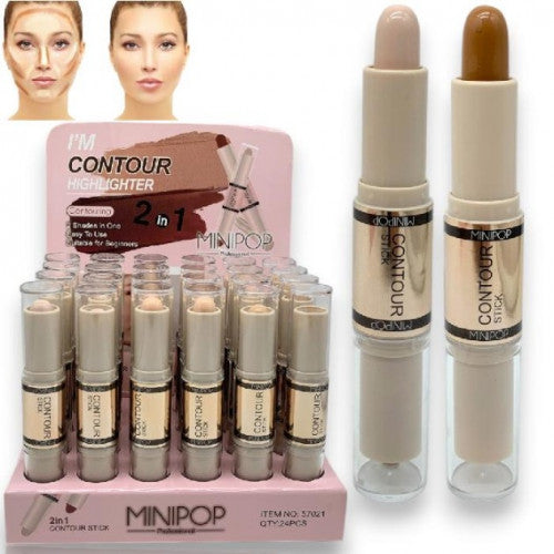 CONTORNO 2IN1 STICK PROFESSIONAL TONOS SURTIDOS MINIPOP 57021