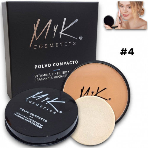 POLVO COMPACTO VIT E + FILTRO SOLAR MYK-8032 #4