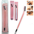 CEPILLO DE CEJAS Y PESTAÑAS LAMINADAS 2IN1 ALMA BEAUTY ABA-022