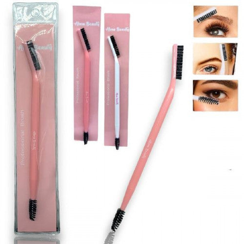 CEPILLO DE CEJAS Y PESTAÑAS LAMINADAS 2IN1 ALMA BEAUTY ABA-022