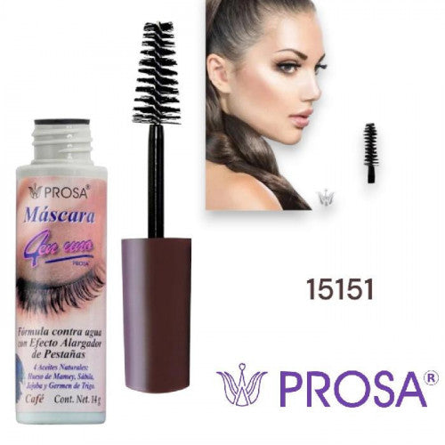 PESTAÑINA PROFESSIONAL A PRUEBA DE AGUA 4IN1 CLASICA CAFE PROSA 14G 15151