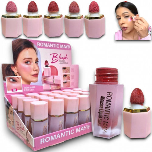 RUBOR LIQUIDO CON APLICADOR ROMANTIC MAY YR-909