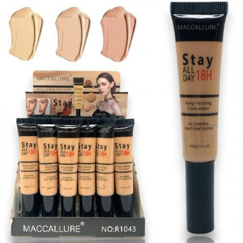 CORRECTOR LIQUIDO STAY ALL DAY 18H TONOS SURTIDOS MOCCALLURE R1043