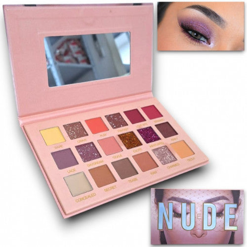PALETA DE SOMBRAS NEW NUDE HUDABEAUTY X18COLORS 2666810/CY-2069K/18-016/0235