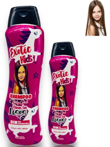 SHAMPOO EXOTIC KIDS LISOS BABY GIRL 1000ML