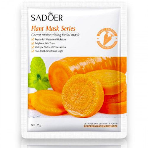 MASCARILLA FACIAL HIIDRATANTE DE ZANAHORIA SADOER SD81792