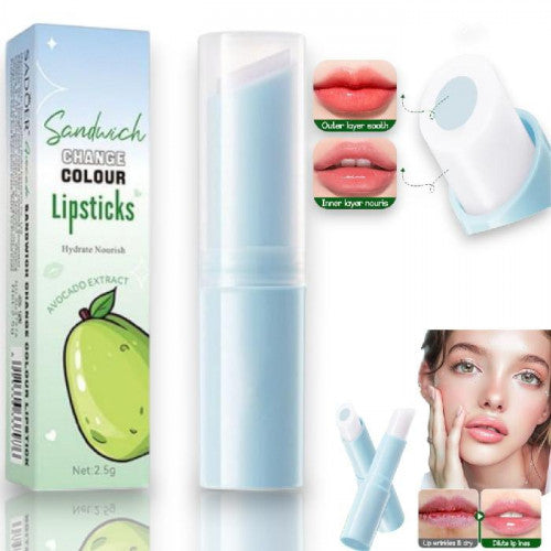 BALSAMO LABIAL LIPTICKS CON COLOR ANTIAGRIETAMIENTO AVOCADO SADOER SD37976