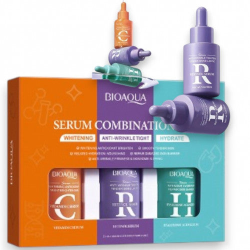 KIT X3 SERUM FACIAL BIOAQUA BQY84052/BQY37350
