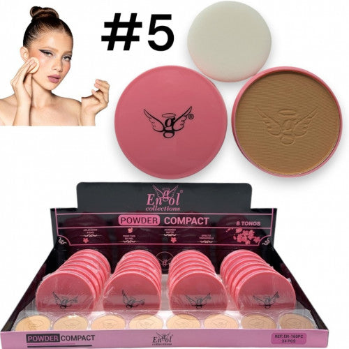 POLVO ENGOL ROSA & APLICADOR #05 EN-165PC