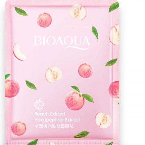 MASCARILLA EN VELO DE DURAZNO BIOAQUA REF BQY87549/BQY67956