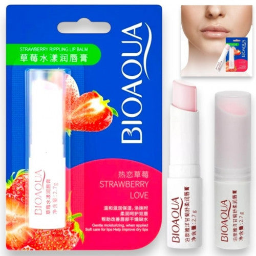 BALSAMO LABIAL DE FRESA BIOAQUA BQY22057/BQY00621