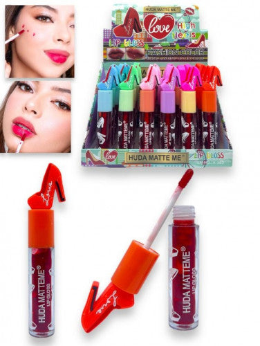 TINTA DE LABIOS LOVE TACON HIGH HEELS LONG LASTING WATERPROOF HUDA MATTE ME  X-383