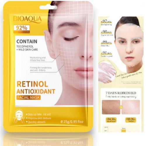 MASCARILLA FACIAL HIDRATANTE REJUVENECEDORA A BASE DE RETINOL BIOAQUA BQY90542