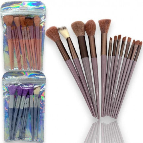 SET X13 DE BROCHAS APLICADORAS COLORES PASTELES 898