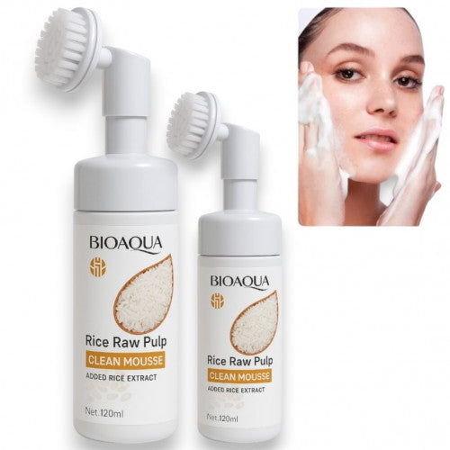 ESPUMA FACIAL LIMPIADORA CON EXTRACTO DE ARROZ BIOAQUA BQY51803