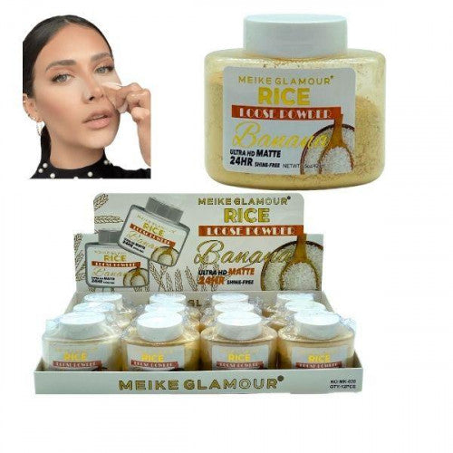 POLVO SUELTO TRASLUCIDO MEIKE GLAMOUR SURTIDOS MK-020