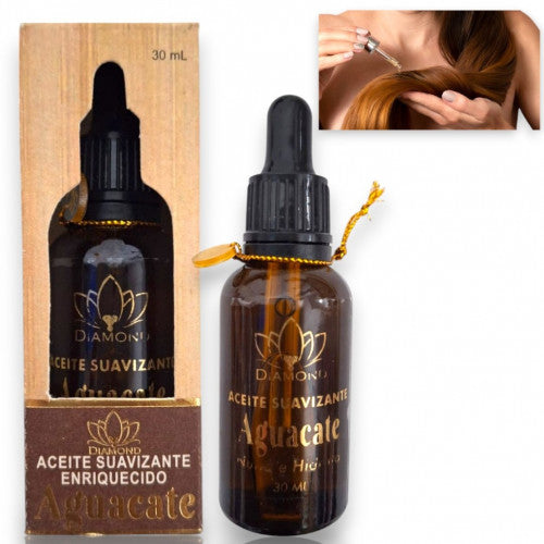 ACEITE SUAVIZANTE DE AGUACATE ENRIQUECIDO DIAMOND 30ML