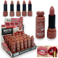 LABIAL EN BARRA MATTE I LOVE YOU DE CORAZONCITO TONOS SURTIDOS BEAUTY MODEL 35008-1