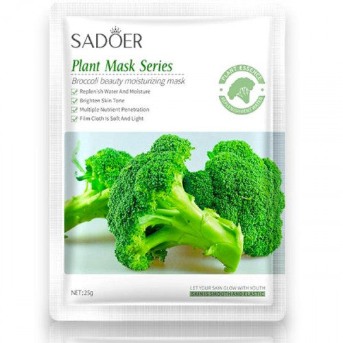 MASCARILLA FACIAL HIDRATANTE DE BROCCOLI SADOER SD90252