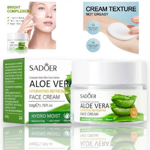 CREMA HIDRATANTE NUTRITIVA DE ALOE VERA SADOER SD96451