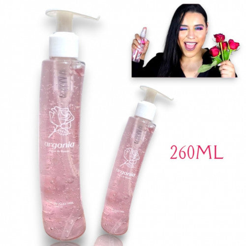 AGUA DE ROSAS PROFESIONAL EN GEL CON PETALOS DE ROSAS ARGANIA 260 ML