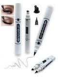 DELINEADOR DOBLE NEGRO PLUMON+SELLO DE GATO DRAGON RANEE DR21