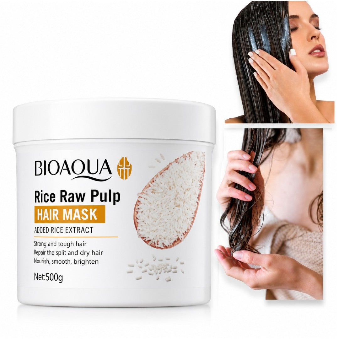 TRATAMIENTO CAPILAR CON EXTRACTO DE ARROZ BIOAQUA BQY51810 500GR
