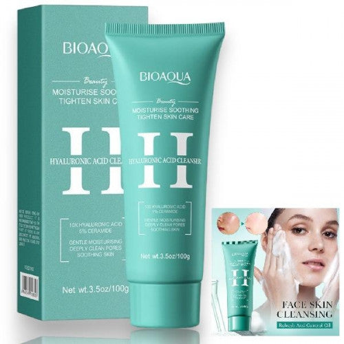 JABON FACIAL HIDRATANTE DE ACIDO HIALURONICO BIOAQUA BQY18823