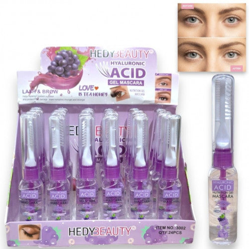 TRATAMIENTO DE CEJAS Y PESTAÑAS CON CEPILLO UVA Y ACIDO HIALURONICO HEDYBEAUTY 3002