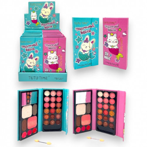 PALETA DE SOMBRAS CARTERA X25 TONOS MERMAID KISSES TUTU TIME 625A-1