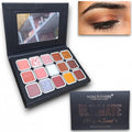 PALETA DE SOMBRAS X15 TONOS CON ESPEJO ULTIMATE NORA FLOWERS CD547