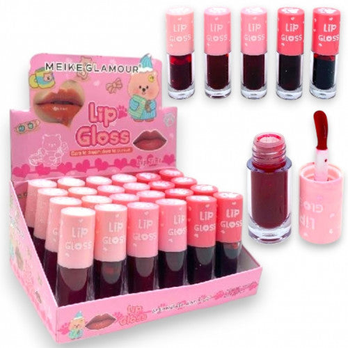 TINTA DE LABIOS TAPA DE HUELLITA TONOS SURTIDOS MEIKE GLAMOUR MK0251