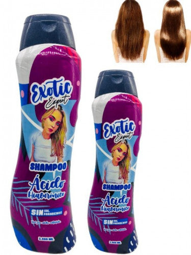 SHAMPOO EXOTIC EXPERT ACIDO HIALURONICO 3 EN 1 1000 ML