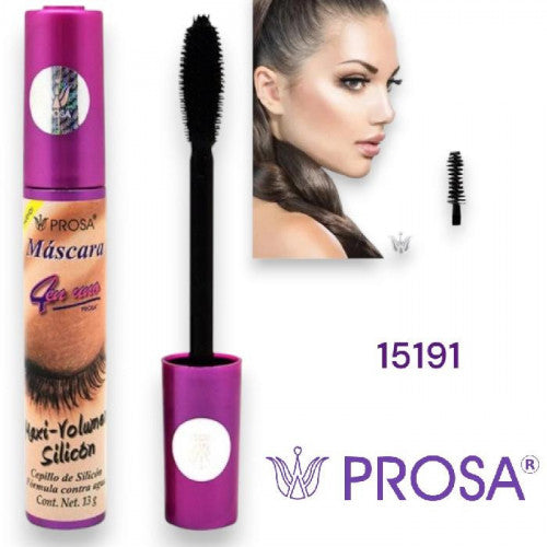 PESTAÑINA PROFESSIONAL A PRUEBA DE AGUA MAXI-VOLUMEN PROSA EMPAQUE FUCSIA 15191