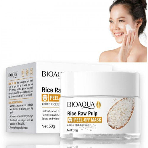 MASCARILLA FACIAL DE PULPA DE ARROZ PEEL-OFF BIOAQUA BQY51872