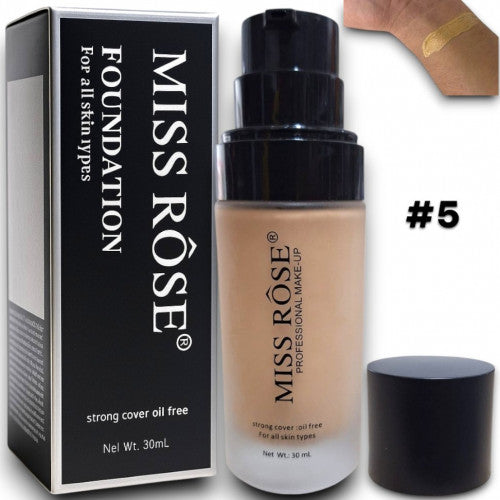 BASE LIQUIDA PROFESSIONAL FUNDATION BEIGE TONO#5 MISS ROSE 7601-070N5